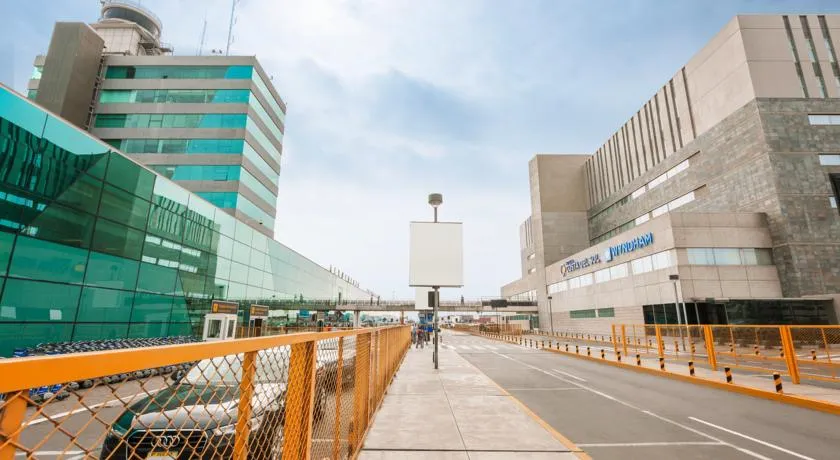 Outside Lima Airport