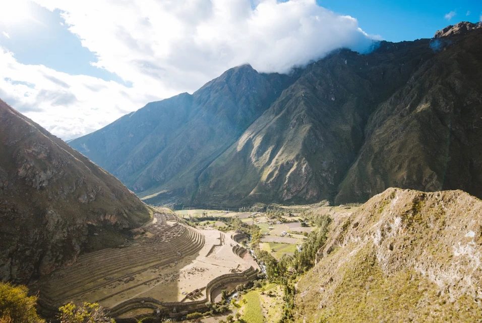 Llaqtapata ruins on the Inca Trail