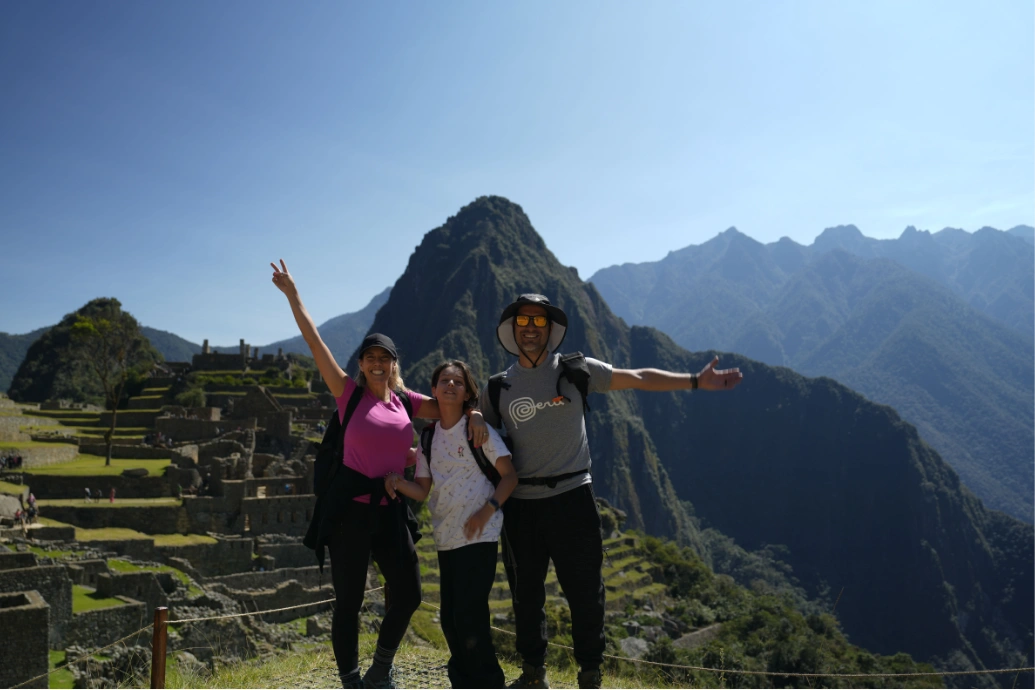 Family at Machu Picchu (Inca Trail)