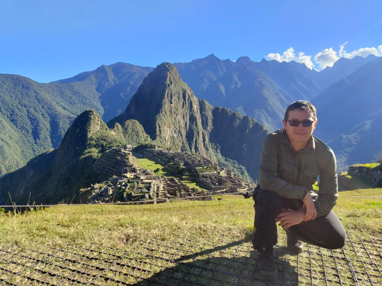 Diego at Machu Picchu