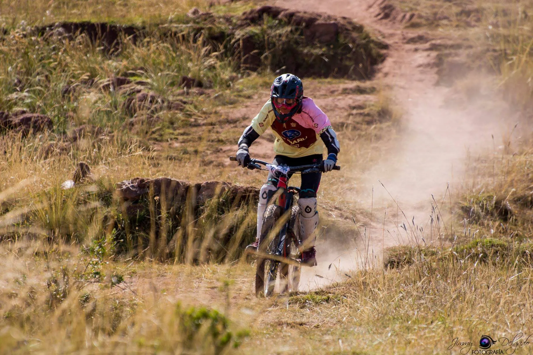 Lara in Biking race