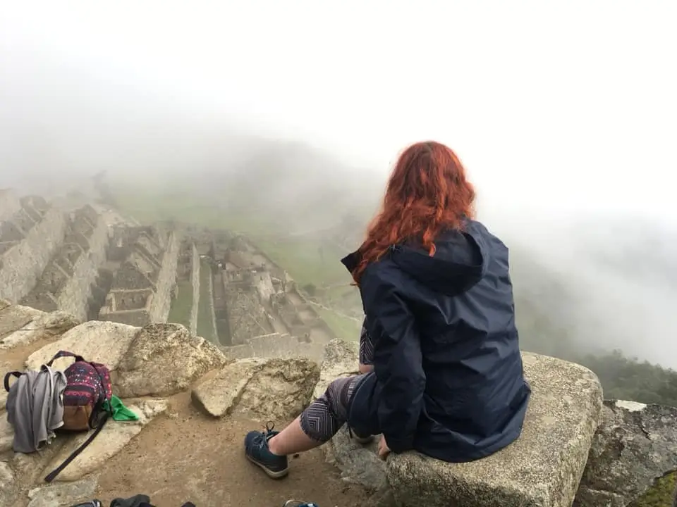 Cloudy Machu Picchu